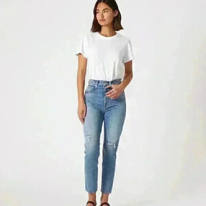 SLVRLAKE Beatnik Ankle Jeans Wash Rockaway Distressed